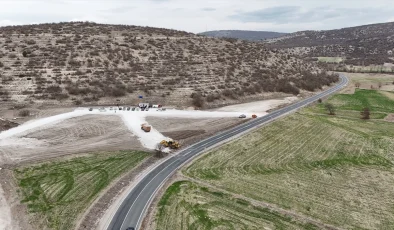 AK Parti Milletvekili Fatih Dönmez, Seyitgazi-Kırka yol yapım çalışmalarını inceledi